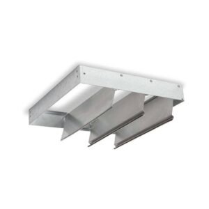 NRD61V - horizontal mounted vertical flow back draft damper