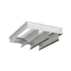 NRD61V - horizontal mounted vertical flow back draft damper