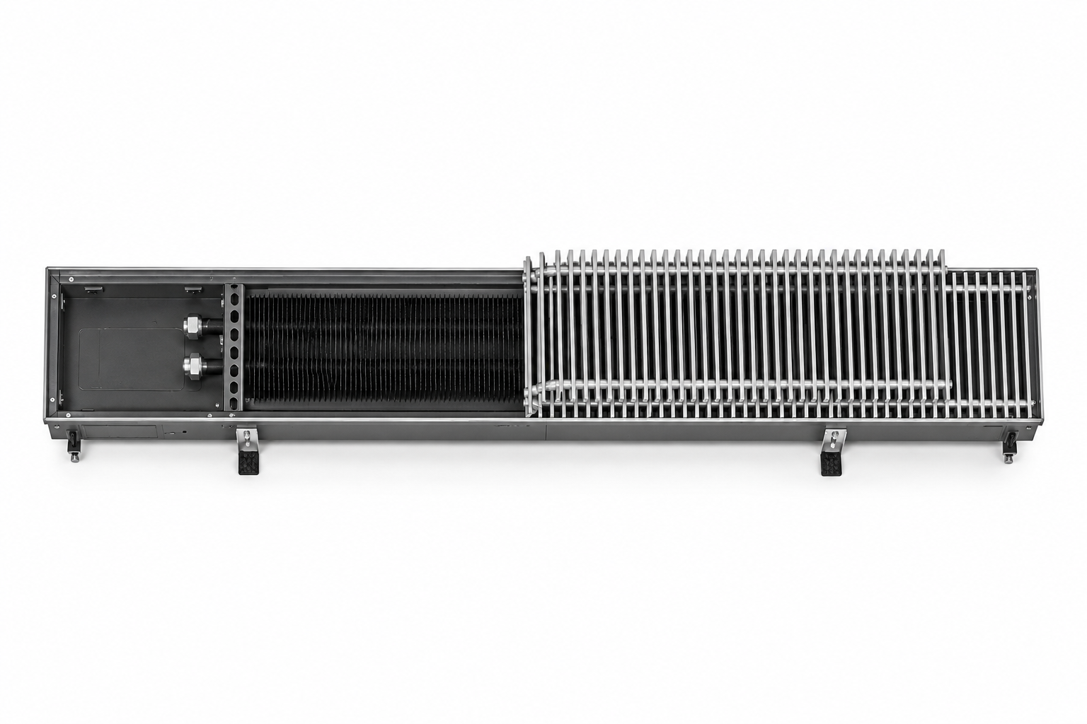 Modus.80 heating floor convector - natural convection (mono) (h:80 mm) - Image 2