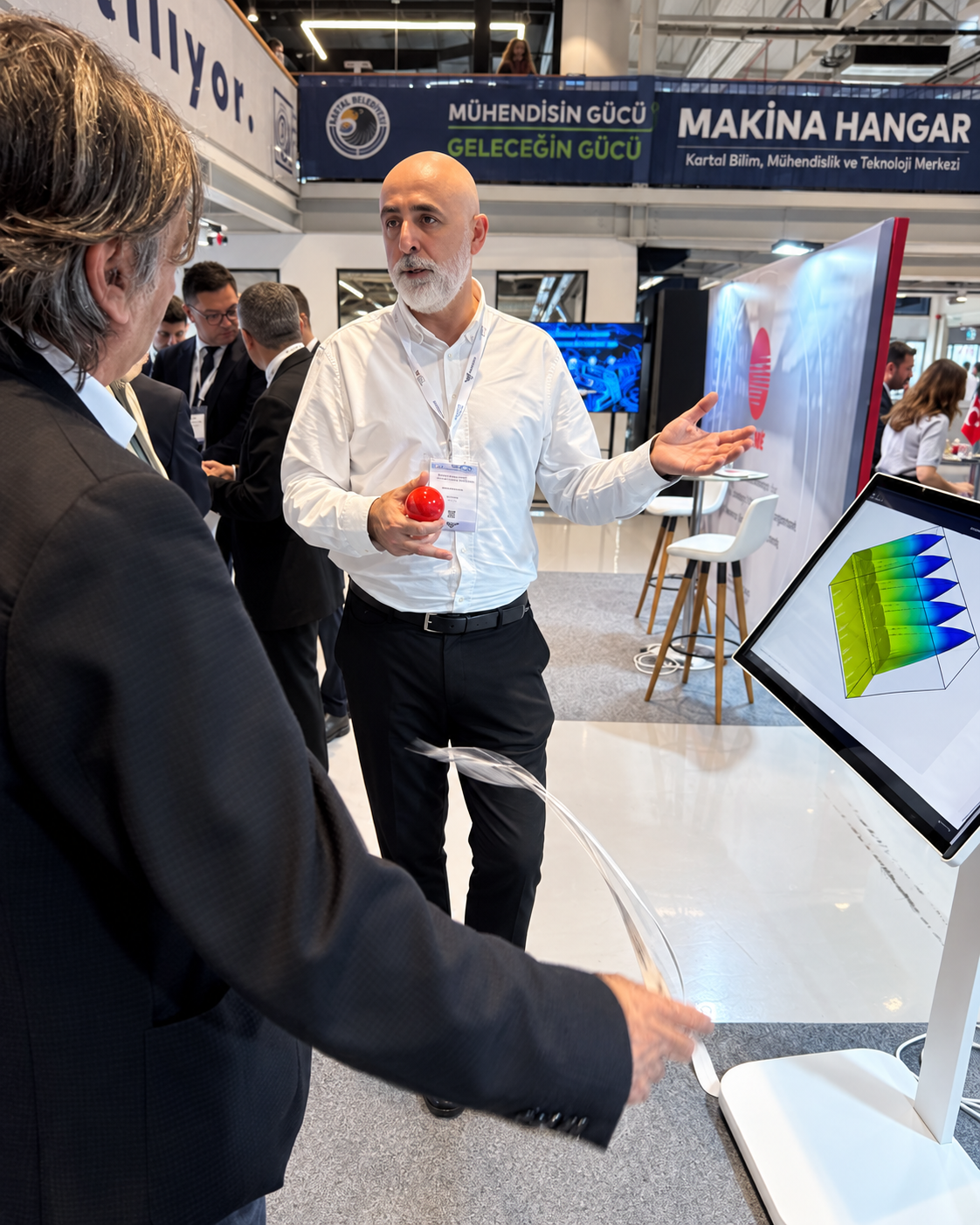 Conversations at our stand during MechTalks 2026.