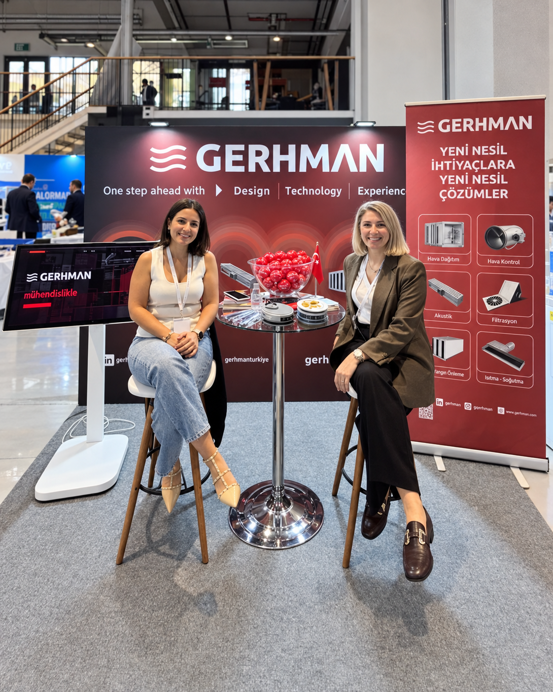 A moment at the Gerhman stand.